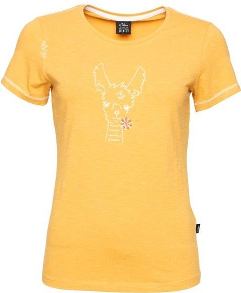 Chillaz - Gandia Happy Alpaca - T-shirt - Geel