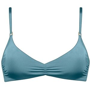 Watercult Womens Shimmering Solids Bikini Top Bikinitop (Dames |turkoois)