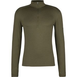 Icebreaker 200 Oasis L/S Half Zip Merino-ondergoed (Heren |olijfgroen)