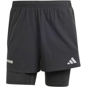 adidas ULT 2in1 Shorts Hardloopshort (Heren |grijs/zwart)