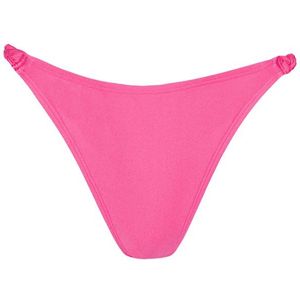 Barts Womens Isla Braided Cheeky Tanga Bikinibroekje (Dames |roze)