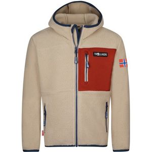 Trollkids Kids Aurlandsfjord Jacket Fleecevest (Kinderen |beige)