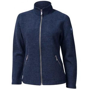 Ivanhoe of Sweden Womens Bella Full Zip Wollen vest (Dames |blauw)