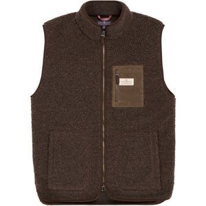 Amundsen Sports Heroes Wool Fleece Vest Fleecebodywarmer (Heren |bruin)