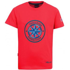 Trollkids Kids Windrose T T-shirt (Kinderen |rood)