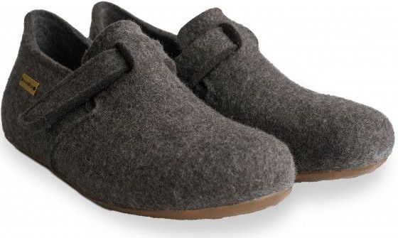 Haflinger - Slippers - Grijs - Warm - Comfortabel - Anti-slip zool