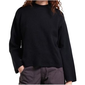 DEDICATED Womens Sweater Limhamn Base Trui (Dames |zwart)