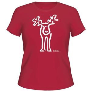 Elkline Womens Rudolfine T-shirt (Dames |roze)