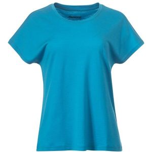 Bergans Womens Whenever Merino Tee Merinoshirt (Dames |blauw)