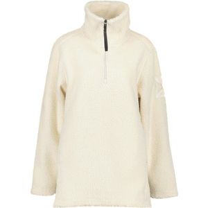 Didriksons Womens Marina Half-Zip Fleecetrui (Dames |wit/beige)