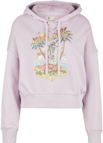 Billabong - All Time Fleece Hoodie - Roze - 80% Katoen, 20% Polyester