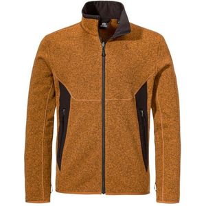 Schöffel - CIRC Fleece - Fleecejack - Bruin - Lange Mouwen - Regular Fit