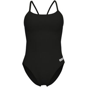 Arena - Womens Swimsuit Lace Back Solid - Badpak - Zwart