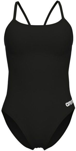 Arena - Womens Swimsuit Lace Back Solid - Badpak - Zwart