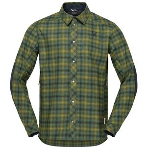 Norrona Tamok Wool Shirt Overhemd (Heren |olijfgroen)