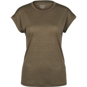 Stoic Womens Performance Merino150 BydalenSt Shirt Sportshirt (Dames |bruin)