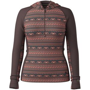 Smartwool - Classic Thermal Merino BL 1/2 Zip Hoodie - Merinotrui - Bruin
