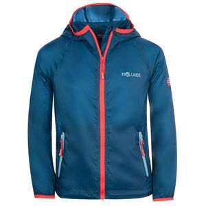 Trollkids Kids Fjell Running Jacket Windjack (Kinderen |blauw)