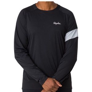 Rapha Trail Long Sleeve Technical T-Shirt Fietsshirt (Heren |zwart)