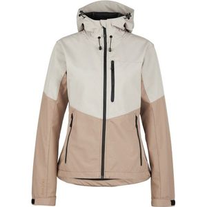 Heber Peak Womens EvergreenHe Softshell Light Jacket Softshelljack (Dames |beige)
