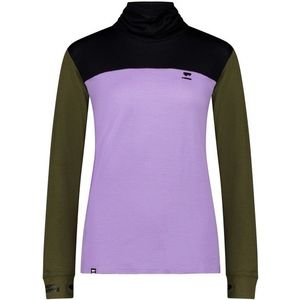 Mons Royale Womens Yotei High Neck Merino-ondergoed (Dames |purper)