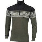 Aclima - DE Marius Mock Neck - Merinotrui - Olijfgroen