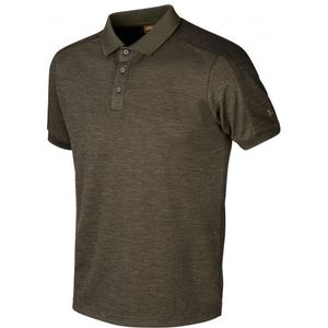 Härkila Tech Poloshirt (Heren |bruin)