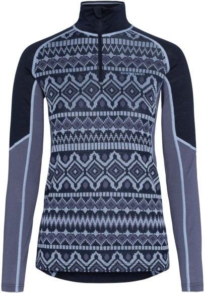 Kari Traa - Malia - Dames Ondershirt - Slim Fit - Lange Mouwen - 1/2 Rits