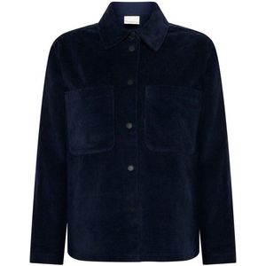KnowledgeCotton Apparel Womens 14 Wales Corduroy Blouse (Dames |blauw)