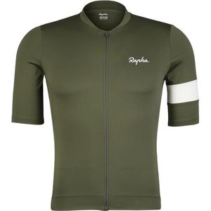 Rapha Core Jersey Fietsshirt (Heren |olijfgroen)