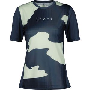 Scott Womens Trail Vertic S/S Fietsshirt (Dames |blauw)