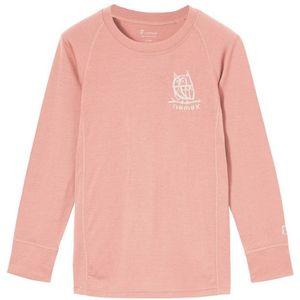 Namuk Kids Uil Merino Longsleeve Merino-ondergoed (Kinderen |roze)