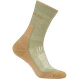 Icebreaker - Merino Hike+ Light Crew - Wandelsokken - Beige/Olijfgroen