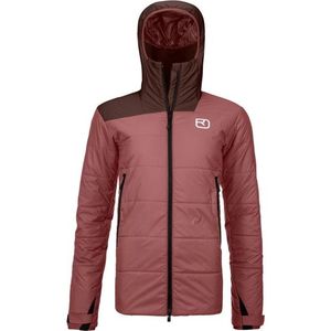 Ortovox - Womens Swisswool Zinal Jacket - Isolatiejack - Rood/Bruin