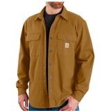 Carhartt Canvas Fleece-Lined Shirt Jacket Overhemd (Heren |bruin)