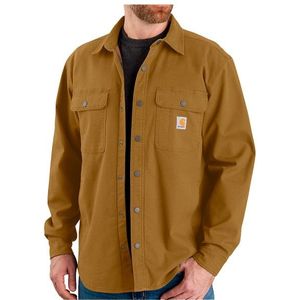 Carhartt Canvas Fleece-Lined Shirt Jacket Overhemd (Heren |bruin)