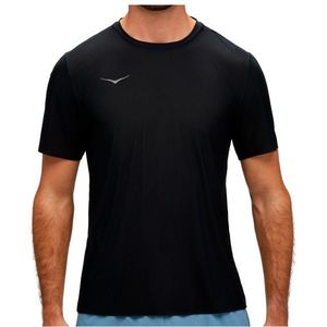 HOKA Performance Run Short Sleeve Hardloopshirt (Heren |zwart)