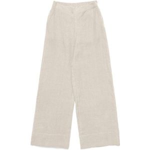 Mazine Womens Wide Leg Linen Pants Vrijetijdsbroek (Dames |beige)