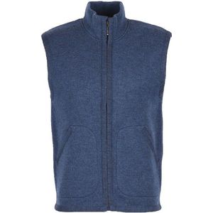 Flomax Walk Weste Reißverschluss Wollen bodywarmer (Heren |blauw)