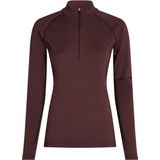 Icebreaker Womens 300 MerinoFine Polar L/S Half Zip Merino-ondergoed (Dames |bruin)
