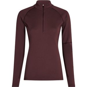 Icebreaker Womens 300 MerinoFine Polar L/S Half Zip Merino-ondergoed (Dames |bruin)
