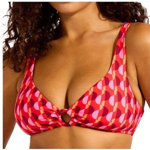 Seafolly Womens Sorrento Ring Front Tank Bikinitop (Dames |meerkleurig)