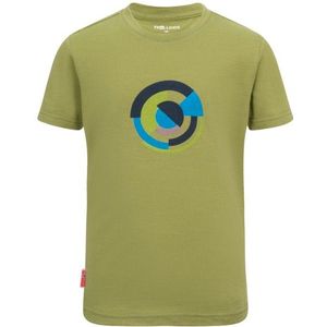Trollkids Kids Sandefjord T-Shirt XT-Shirt Merinoshirt (Kinderen |olijfgroen)