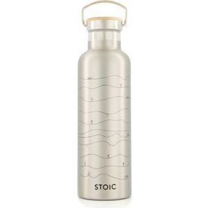 Stoic Insulated Stainless Steel BottleSt Isoleerfles (beige)