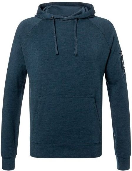 super.natural - M FAVOURITE POCKET HOODIE - Hoodie - Groen - Merino-mix