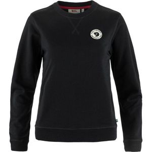 Fjällräven Womens 1960 Logo Badge Sweater Trui (Dames |zwart)