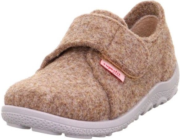 Superfit Baby Jungen HAPPY Hausschuhe, BEIGE/GRAU 4000