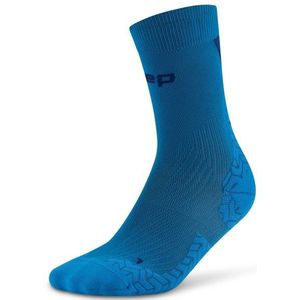 CEP Womens Pro Run Ultralight Socks Mid Cut Hardloopsokken (Dames |blauw)