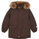Minymo - Kids Snow Jacket - Bruin - Winterjack - Waterdicht