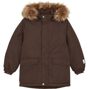 Minymo - Kids Snow Jacket - Bruin - Winterjack - Waterdicht